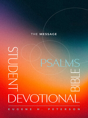cover image of The Message Student Devotional Bible